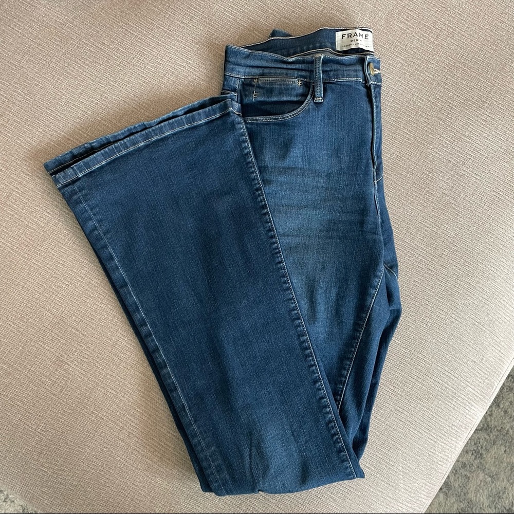 FRAME Le High Flare jeans, excellent condition